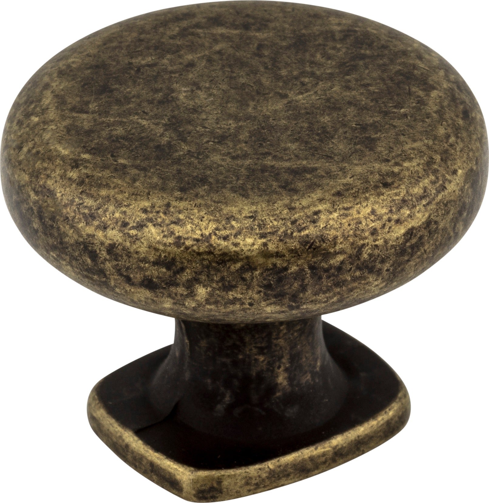 JEFFREY ALEXANDER Jeffrey Alexander MO6303ABM-D Cabinet Knob Distressed Antique Brass