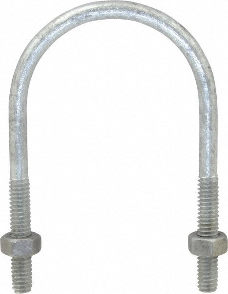 GIBRALTAR Gibraltar GIB53035 Round U-bolt 1/4-20 Unc Steel Hot Galvanized