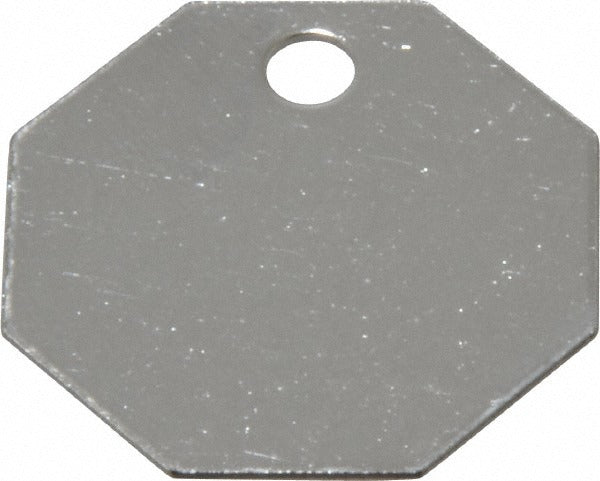 C H HANSON C.h. Hanson 43719 Octagonal Stainless Steel Blank Tag 25pk