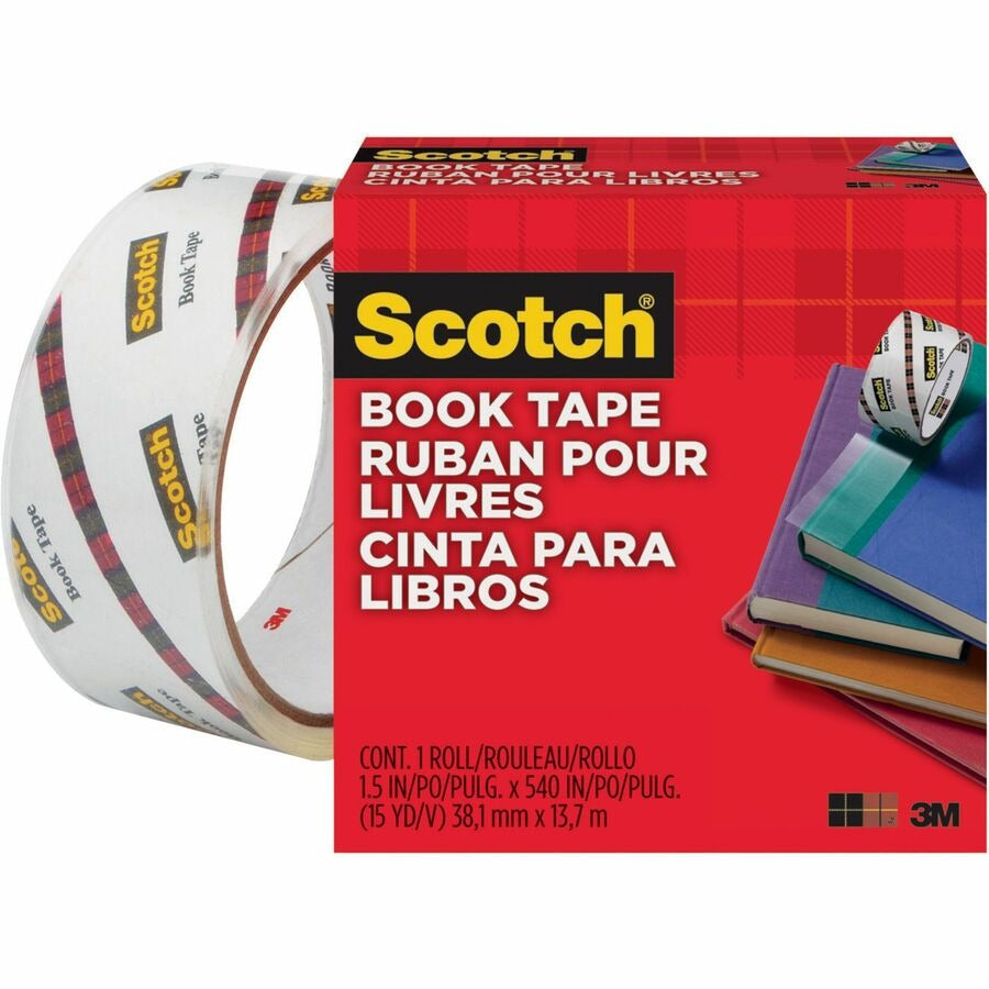 3M 3M MMM845112 Scotch Book Tape 1.50 inches x 15 yd (1 Roll) 845-1-1/2
