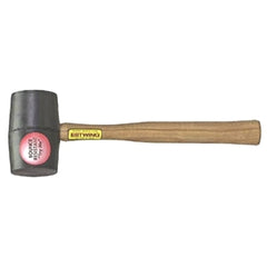 Estwing DH-12 12 Oz Deadhead Rubber Mallet, Wood Handle, Black