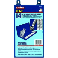 Eklind Tool 10614 Hex-L Key Set 14 per set Metric