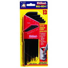 Eklind Tool 13213 13-Pc Ball-Hex-L Wrenchkey Set Long Series