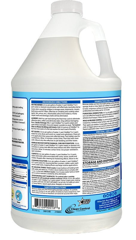 ODOBAN Odoban 911701-G4 Odor Eliminator Disinfectant Concentrate (1 gal)