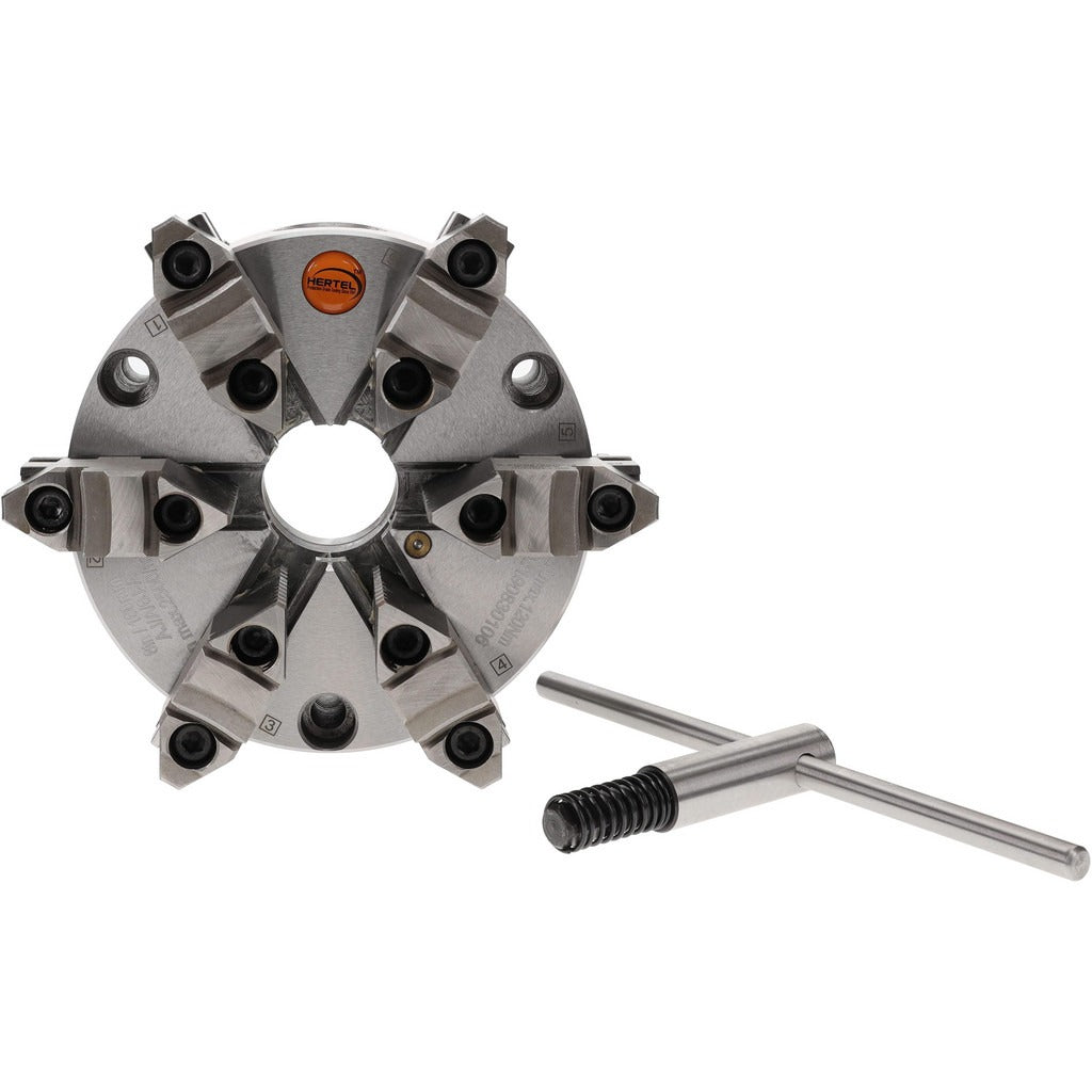 HERTEL Hertel 1-103-0600 6-jaw Lathe Chuck 6 Inch Plain Back