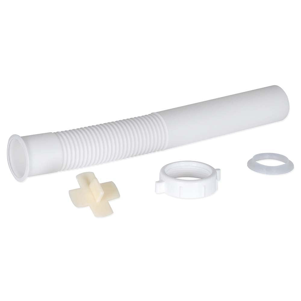 EASTMAN Eastman 35315 Flexible Flanged Tailpiece With Captive Nut (1-1/2 in x 12 in)