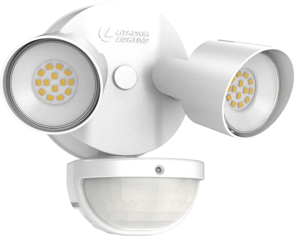 Lithonia Lighting HGX-LED-2RH-40K-120-WH-M2 LED Residential Security Floodlights