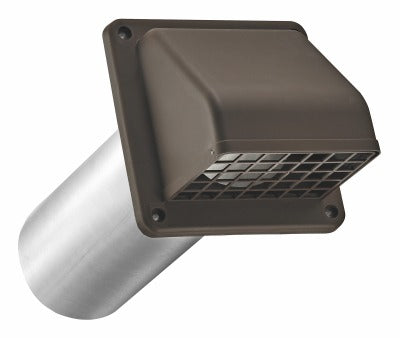 LAMBRO INDUSTRIES Lambro Industries 224BS Dryer Hood Vent 4 Inches Brown