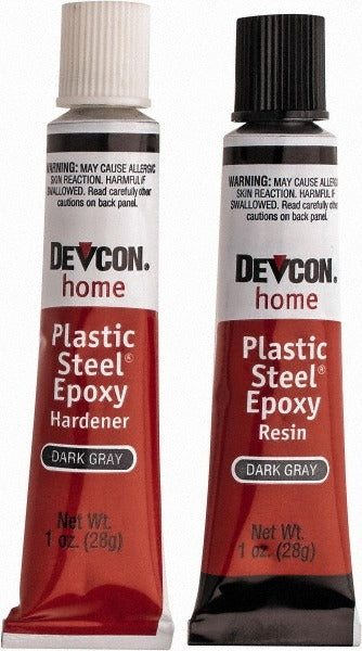 DEVCON Devcon 52345 Two-part Epoxy Adhesive 1 Oz Tube Gray