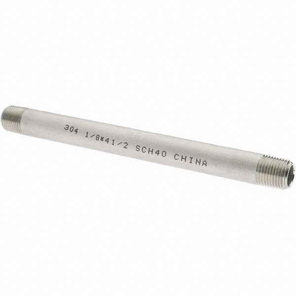 VALUE COLLECTION Value Collection 4BN1/8*41/2 Ss Pipe Nipple 1/8 in Sch 40