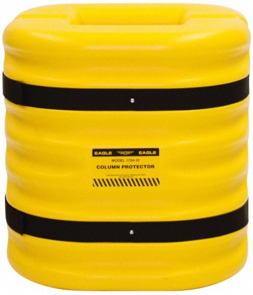 EAGLE GASKET AND PACKING Eagle 17248 Column Protector 24in Square Polyethylene Yellow