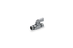 Everflow 27-FS38-NL RAVEN R1664-NL 3/8 Compression x 3/8 F OD 1/4 Turn EZ Fix-a-Valve Chrome Lead Free