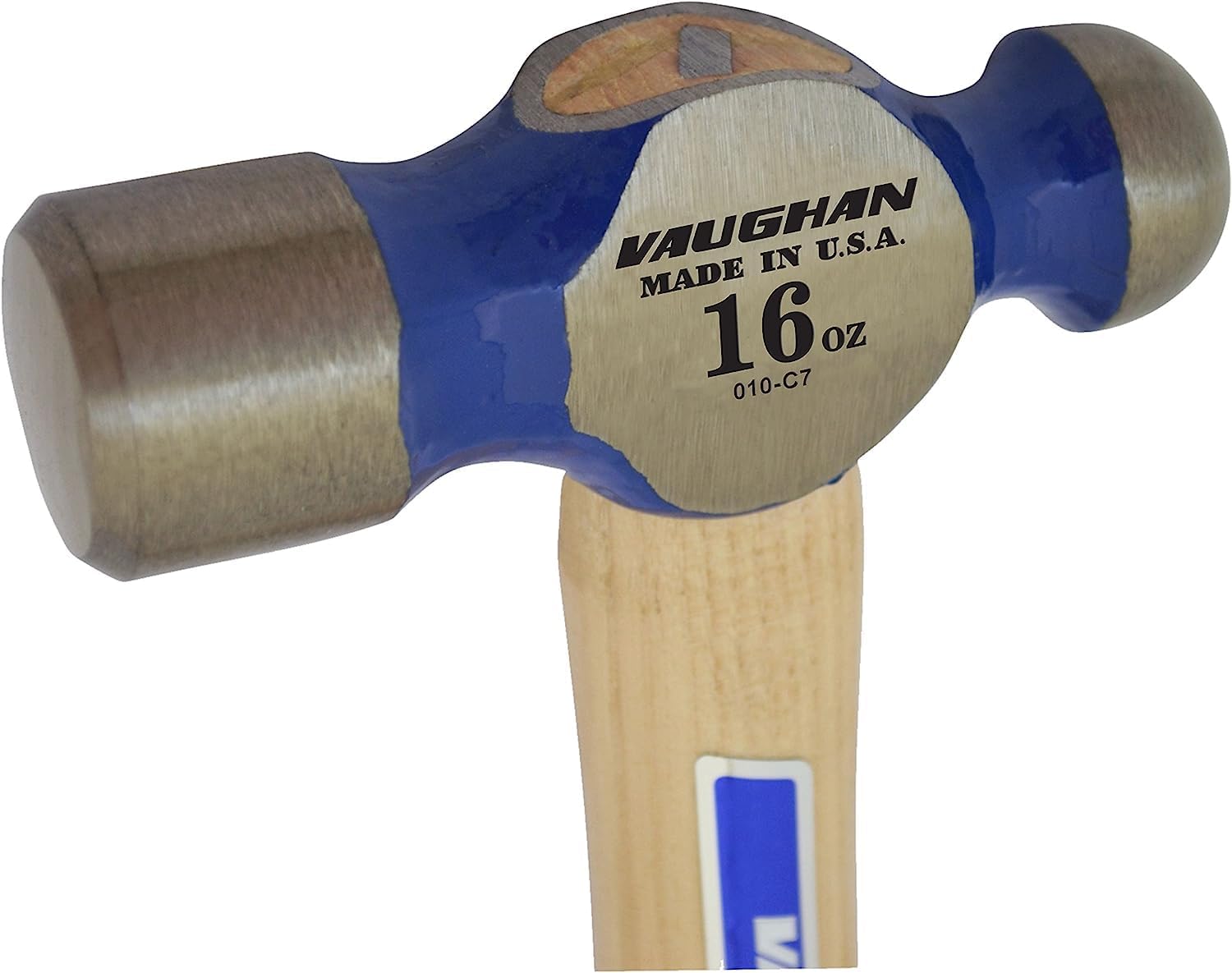 VAUGHAN Vaughan TC016 16-Ounce Commercial Ball Pein Hammer, White
