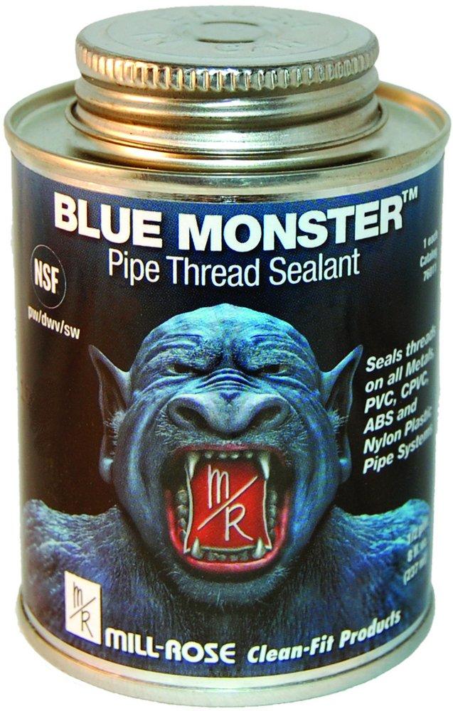 MILL-ROSE Mill-Rose 76011 Blue Monster Heavy-Duty Industrial Grade Thread Sealant 8 oz.