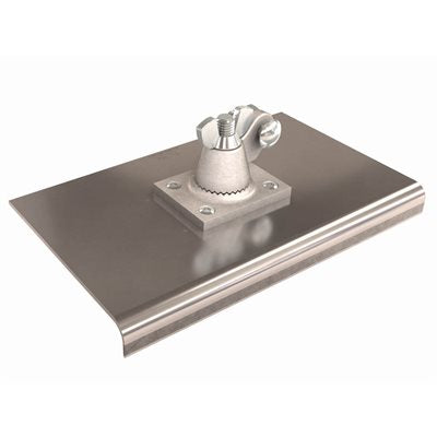 BON TOOL Bon 12-430 Stainless Steel All Angle Walking Edger - 10 x 6 - 3/8 Radius 3/4 Depth