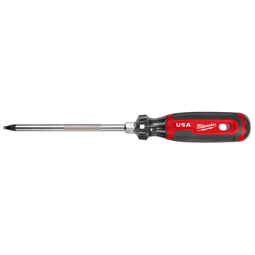 Milwaukee Tool MT219 Cushion Grip Screwdriver #3 Square 6 Inch USA