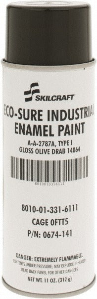 ABILITYONE Abilityone 8010013316111 Enamel Spray Paint Olive Drab