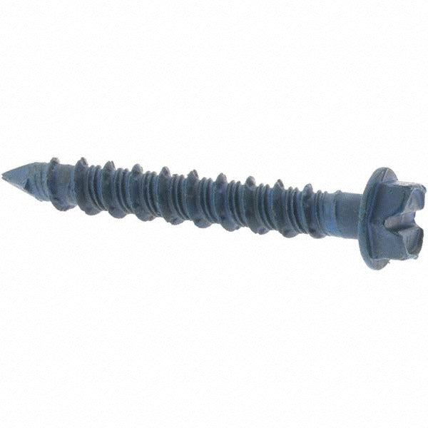 VALUE COLLECTION Value Collection MP38466 Concrete Masonry Screw 1/4 in Hex Drive 25pk
