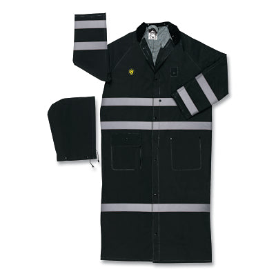 MCR SAFETY Mcr Safety FR267CRXL Rain Jacket Xl Flame-resistant Hi-vis