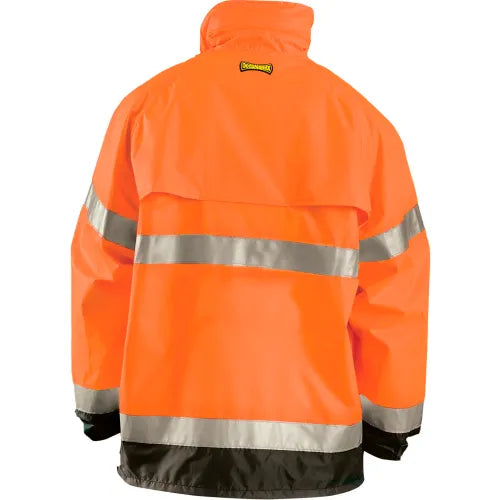 OCCUNOMIX Occunomix LUX-TJR-O2X Hi-vis Rain Jacket 2XL Class 3