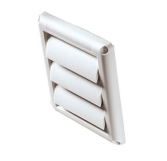 DEFLECTO Deflecto HSG6W Louvered Vent Hood 6 Inch
