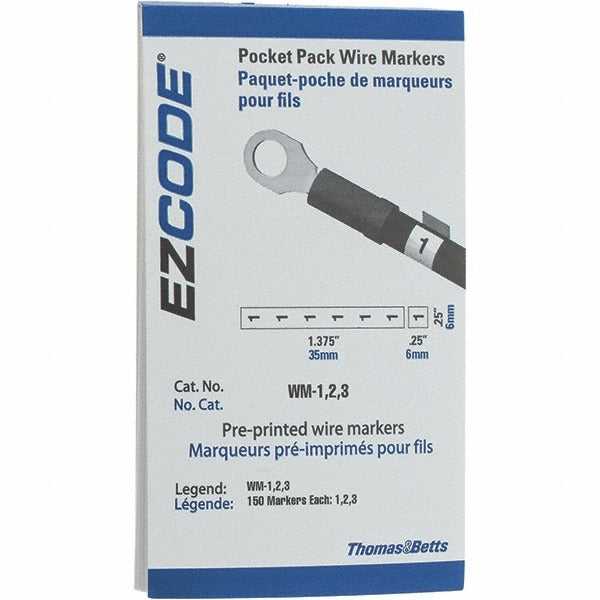 VALUE COLLECTION Value Collection BD--23478-5 Numeric Wire Marker Book