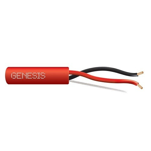 SOUTHWIRE Genesis Cable 43201004 Fplr Fire Alarm Cable 12/2 1000 Ft Red