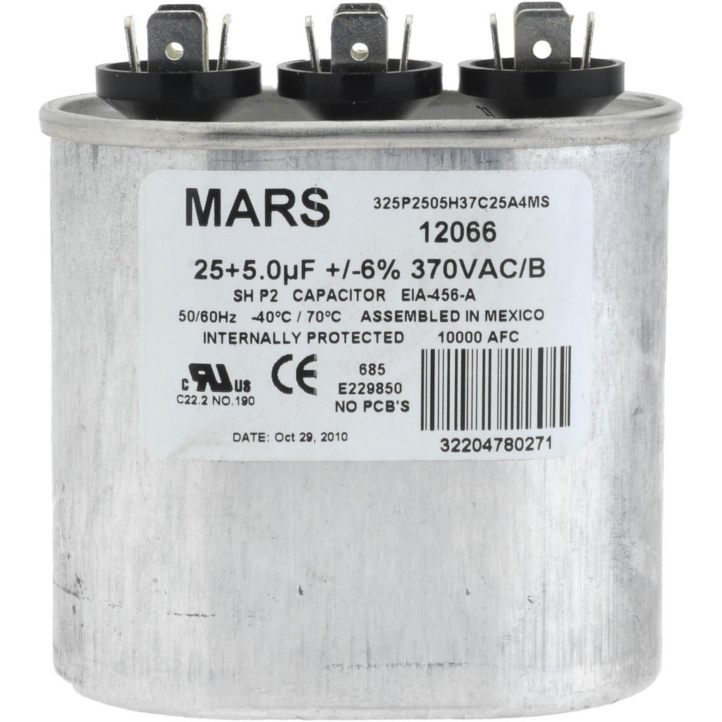 VALUE COLLECTION Value Collection 12966 Dual Run Capacitor 25/5 Mfd 370V