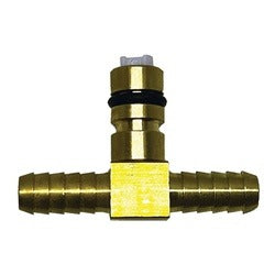 MIDLAND INDUSTRIES Midland Industries P-1520-000-TEE CO2 Barbed Tee Shut-off