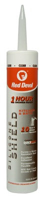 RED DEVIL Red Devil Inc 0826KB Silicone Kitchen Bath Sealant 9 Oz