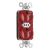 Pass & Seymour PTTR8300RED RECEPTACLE BL STR 125VAC 20A 2 3 R