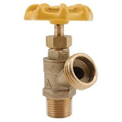 Watts Regulator BD-2C3/4 Boiler Drain BD 3/4 Inch MIP x Hose Thread Brass 0820902