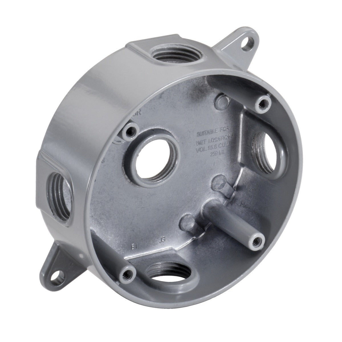 SOUTHWIRE Southwire WRB1550-UPC Round Weatherproof Box (4.31 in W x 1.58 in D)