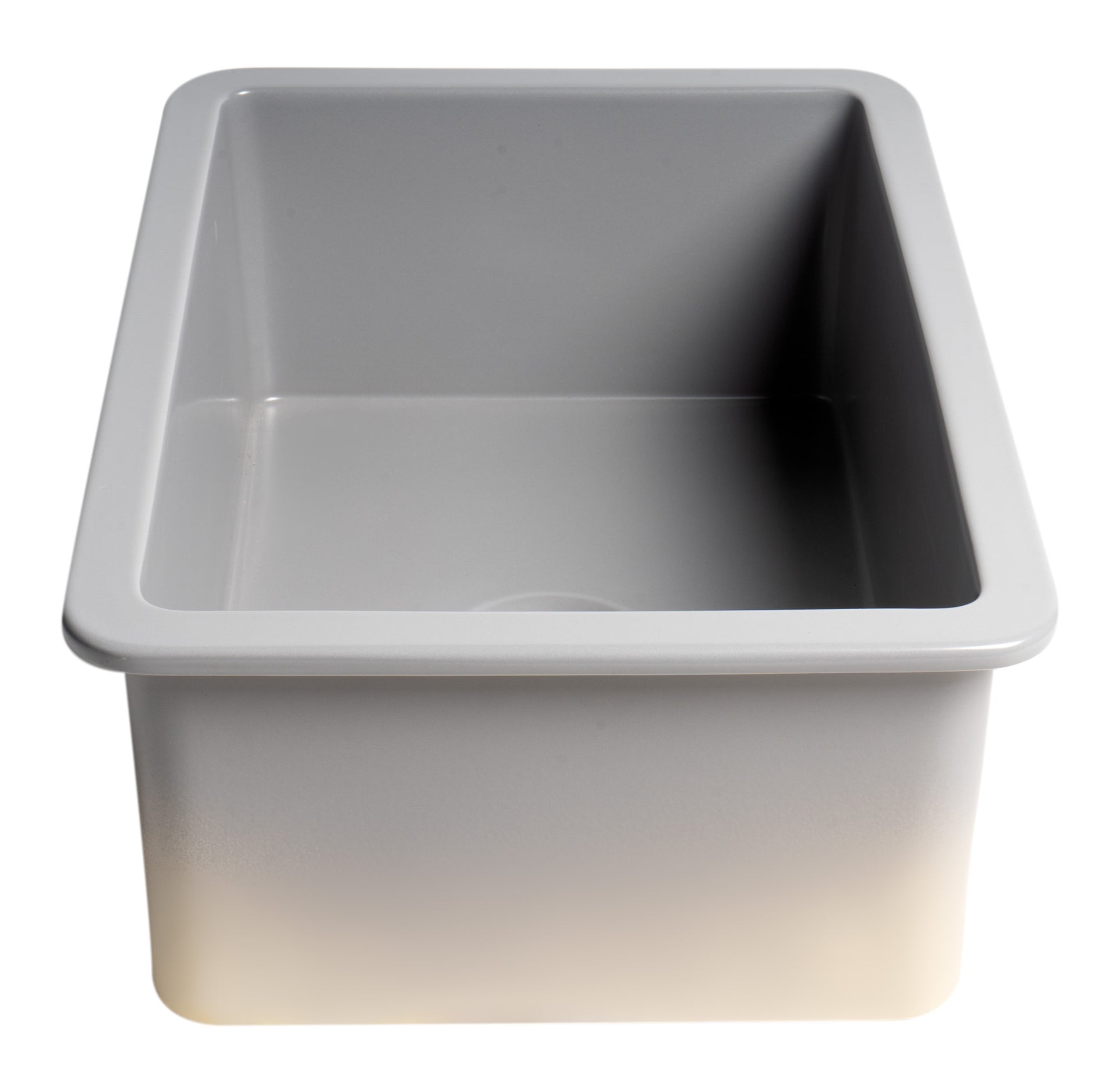 ALFI Alfi ABF2718UD-GM Gray Matte Fireclay Kitchen Sink 27x18