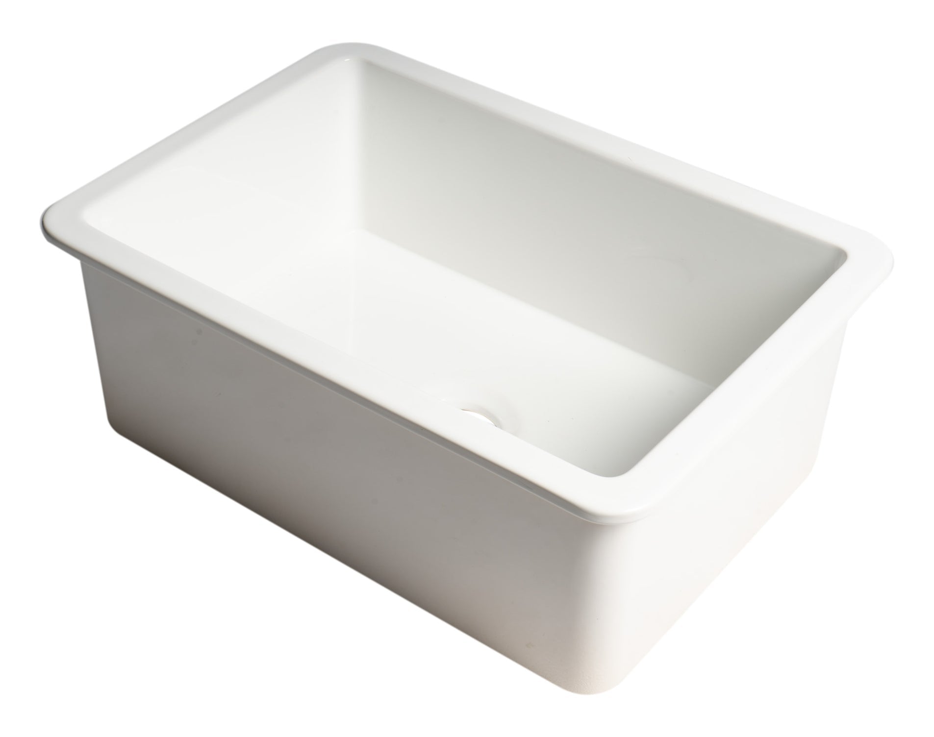 ALFI Alfi ABF2718UD-W Fireclay Kitchen Sink Undermount White