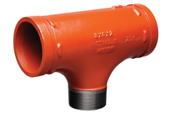 Victaulic FC68029P00 FireLock Style 29 3 x 3 x 2 in. Grooved x Male x Threaded Ductile Iron Reducing Tee