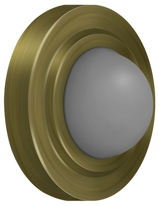 DELTANA Deltana WBC238U5 Convex Flush Wall Bumper Antique Brass