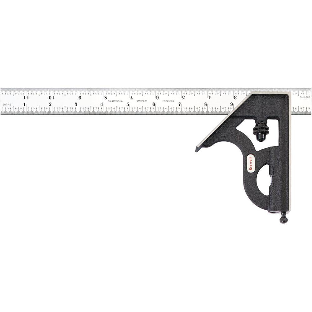 STARRETT Starrett 56368 12 in 2 Piece Combination Square Set