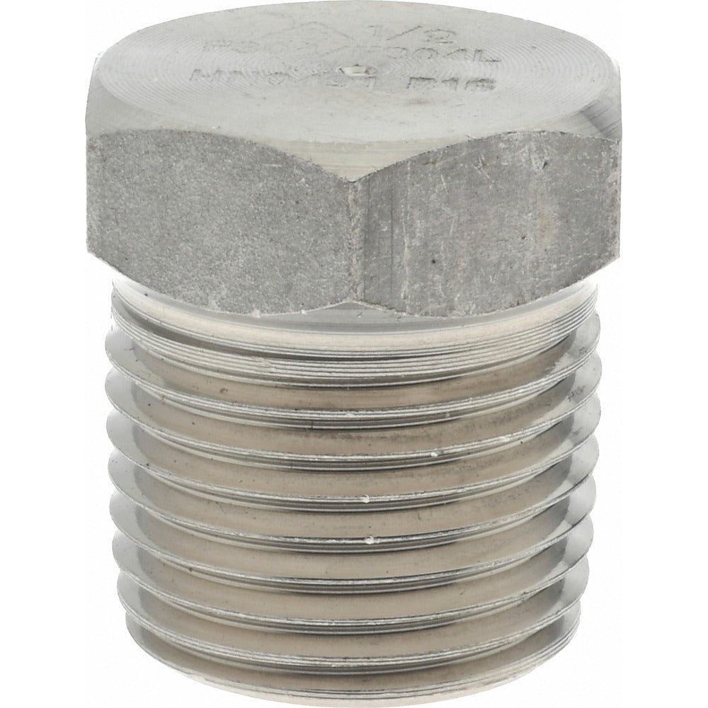 MERIT BRASS Merit Brass 3417HD-08 Hex Plug 1/2 Inch Mnpt Stainless Steel