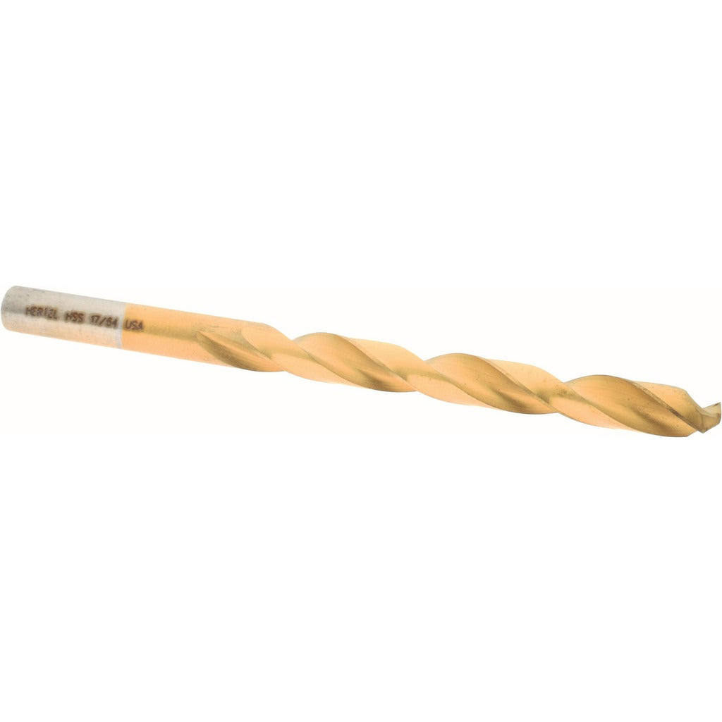 HERTEL Hertel 84579721 Jobber Drill Bit 17/64 in Hss Tin