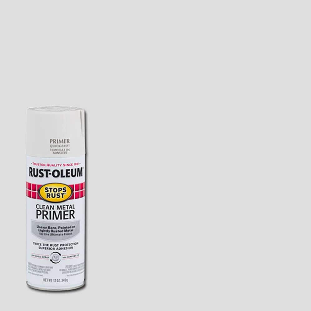 RUST-OLEUM Rust-Oleum 7780830 Stops Rust Clean Metal Primer 12 Ounce Any-Angle Spray