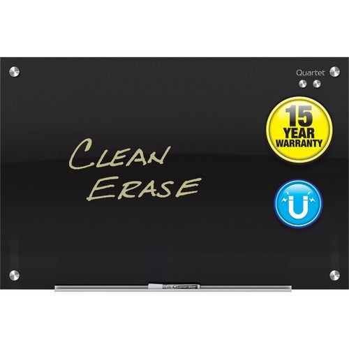 QUARTET Quartet QRTG7248B Magnetic Glass Board 72x48