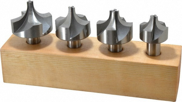 VALUE COLLECTION Value Collection 182-6908 Corner Rounding End Mill Set 4pc