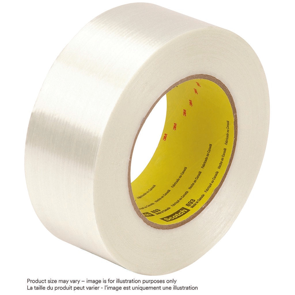 3M Scotch 7000028932 Filament Strapping Tape 893 48mm 6mil