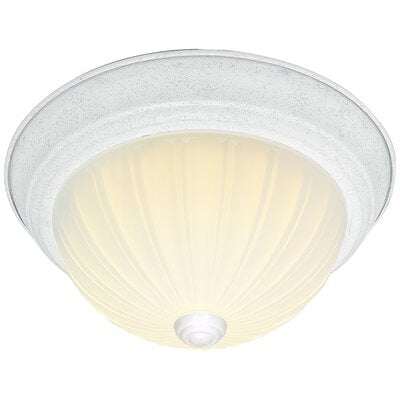SATCO-NUVO Satco-Nuvo 76/125 2-Light Flush Mount Fixture 60 W per Bulb (2-Light, 11 in)
