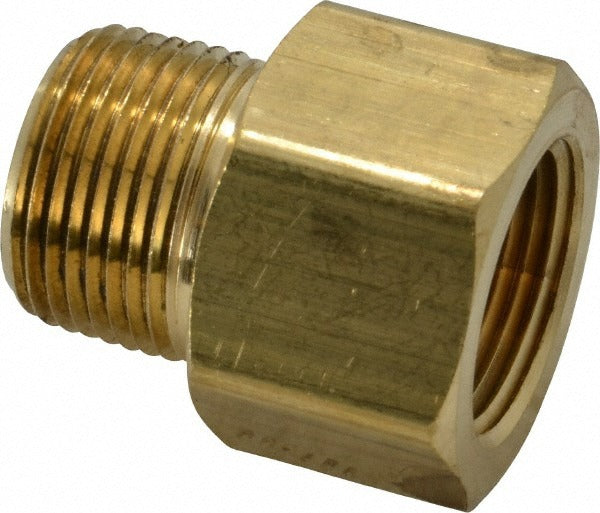 PARKER Parker 222P-12-12 Pipe Adapter 3/4 in Mnptf X Fnptf Brass