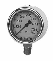 WIKA Wika 9314504 Pressure Gauge 2000 Psi 4 Inch Dial