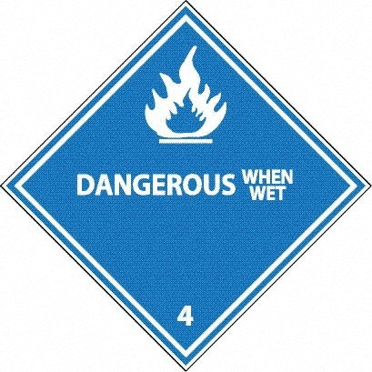 ACCUFORMNMC Accuformnmc DL22AP Dot Shipping Label Dangerous When Wet
