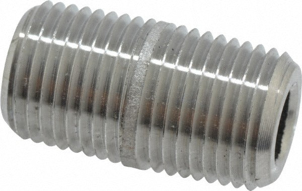 MERIT BRASS Merit Brass 4502-001 Stainless Steel Pipe Nipple 1/8 in Sch 80