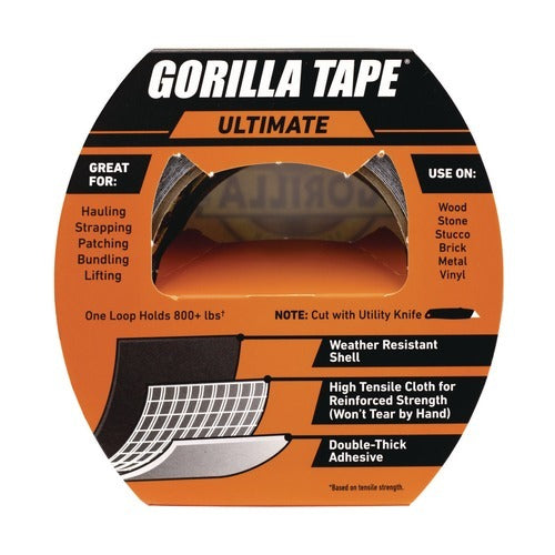 GORILLA GLUE Gorilla Glue 113499 Ultimate Gorilla Tape 1.88 in x 20 yd (3 in core)